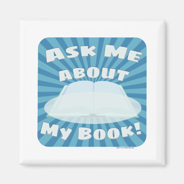 About My Book Author Promo Design Magnet (Front)