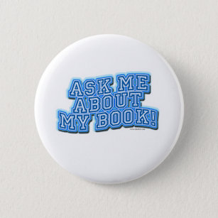 About My Book Pinback Button