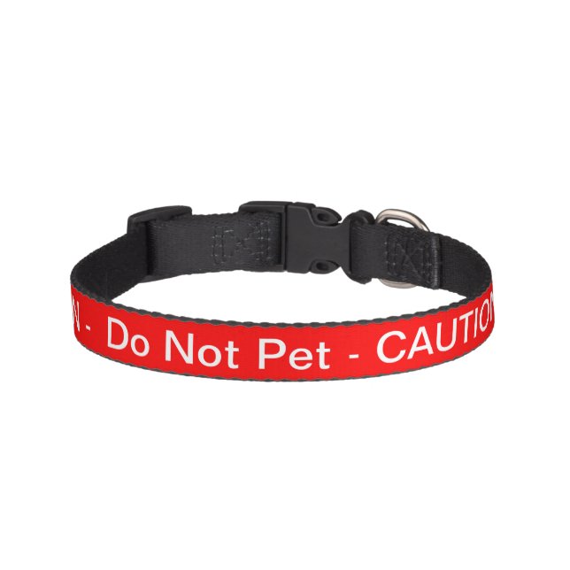 [About My Dog] Warning Alert Special Condition Pet Collar (Front)