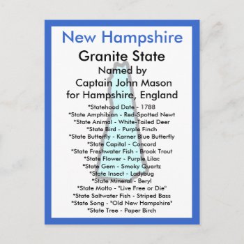 About New Hampshire Postcard by archemedes at Zazzle