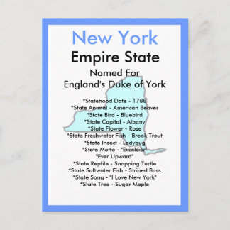 About New York Postcard