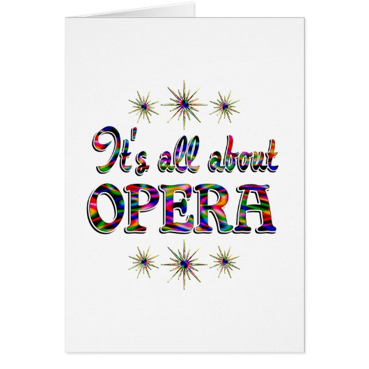 About Opera Cards (Front)