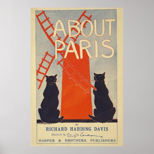 About Paris Vintage French Travel Poster