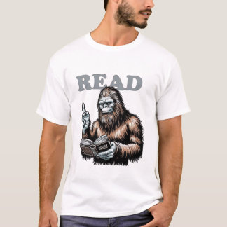 About Reading Bigfoot Reads T-Shirt