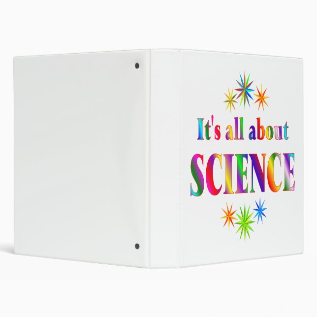 About Science 3 Ring Binder (Background)
