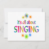 About Singing (Front)