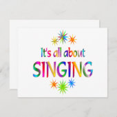 About Singing (Front/Back)