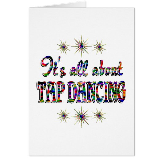 About Tap Dancing Cards (Front)