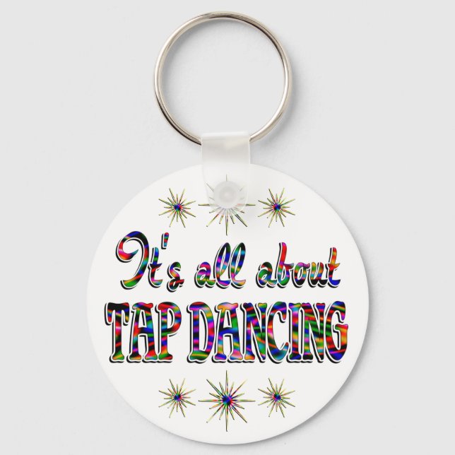 About Tap Dancing Keychain (Front)