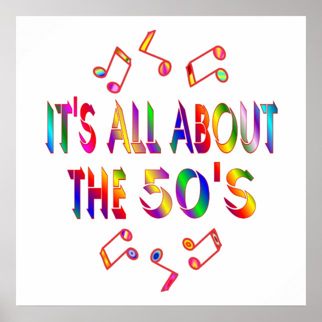About the 50s poster (Front)