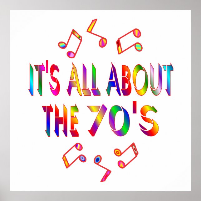About the 70s poster (Front)