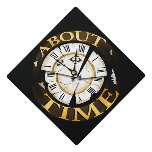 About Time Grad Cap Topper by Tassel Toppers
