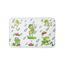 about to go frog bath rug