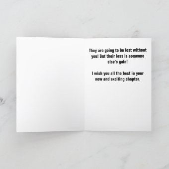 About to Quit Your Job Female Card | Zazzle