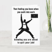 About to Quit Your Job Male Card | Zazzle