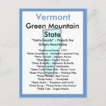 About Vermont Postcard at Zazzle