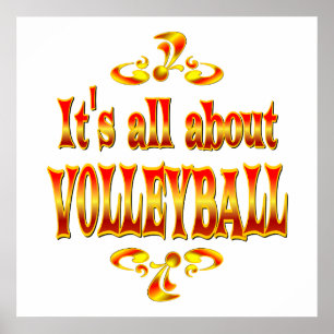 ABOUT VOLLEYBALL POSTER