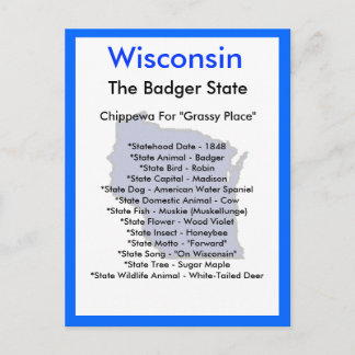 About Wisconsin Postcard