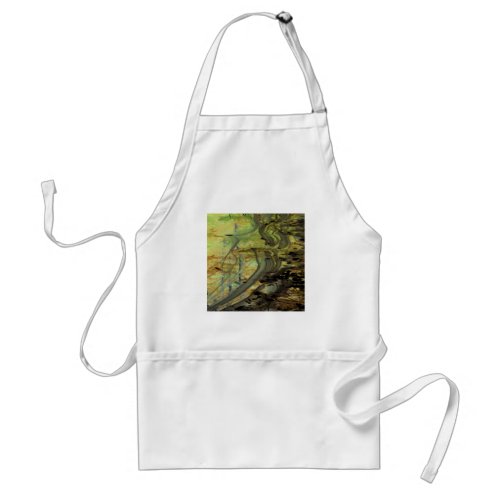 Above a Beaver Dam II Abstractly Enhanced Pond Adult Apron