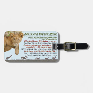 Above and Beyond Africa (Christine) Luggage Tag