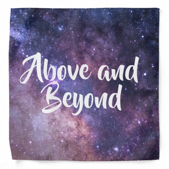 Above and Beyond Space Bandana (Front)