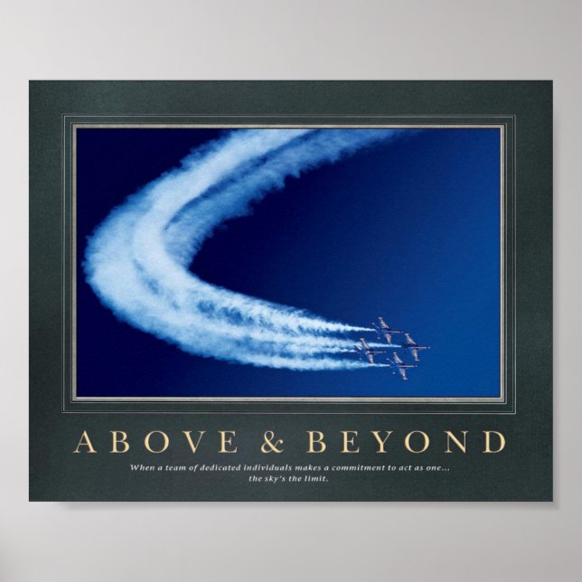 ABOVE & BEYOND Poster (Front)