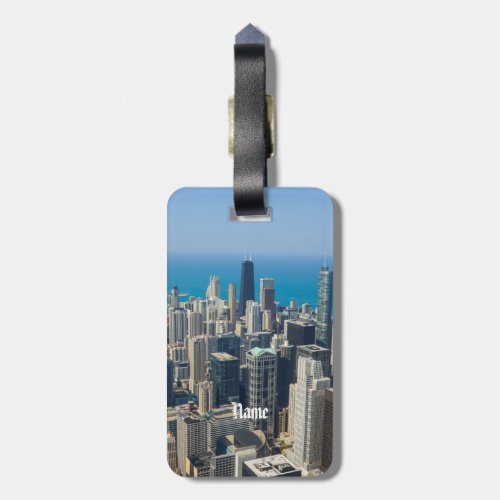 Above Chicago Luggage Tag