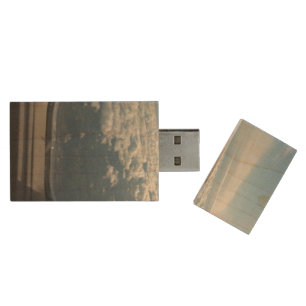 Above Clouds, Sky, Plane View Air, USB Flash Drive