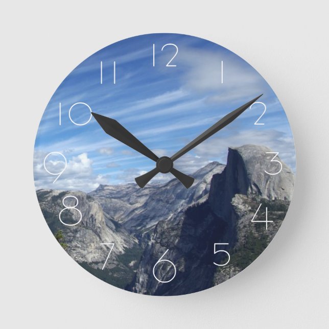 Above Half Dome Round Clock (Front)