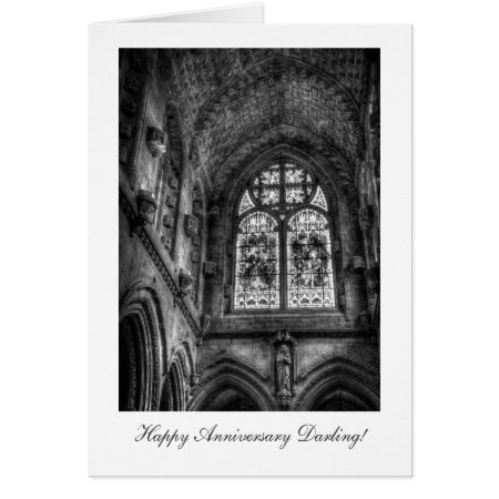 Above The Chapel Altar - Happy Anniversay Darling Card