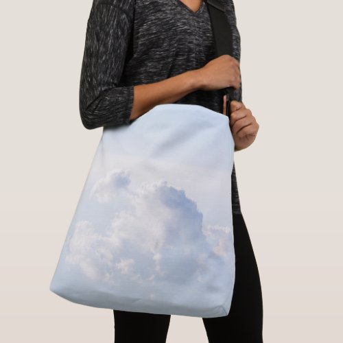 Above the clouds 1 wall art crossbody bag