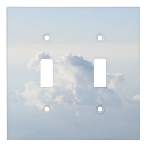 Above the clouds 1 wall art light switch cover