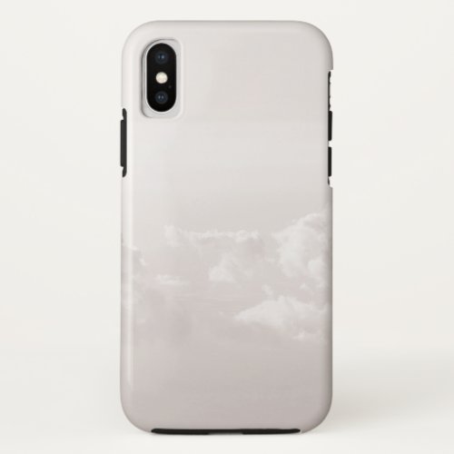 Above the clouds 4 wall art iPhone x case