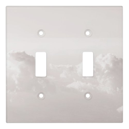 Above the clouds 4 wall art light switch cover