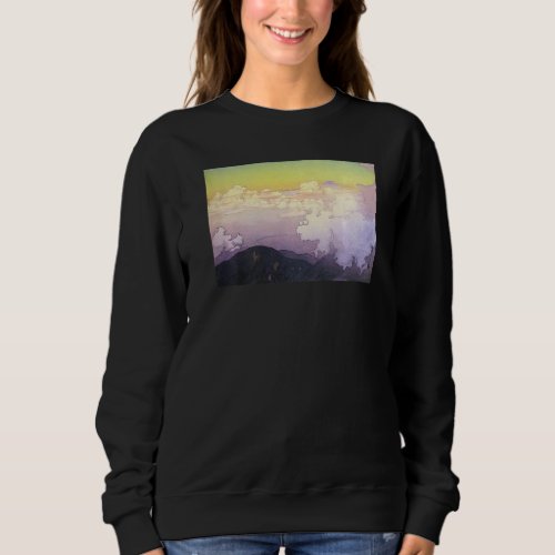 Above The Clouds Cloudscape  Japanese Enthusiasts Sweatshirt