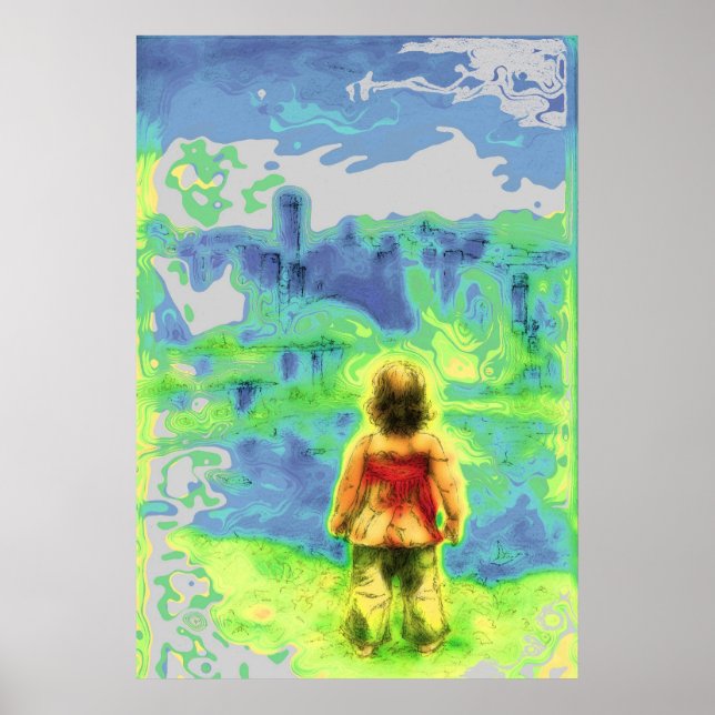Above the Clouds - fantasy print (Front)