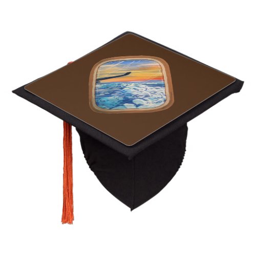 Above The Clouds  Graduation Cap Topper