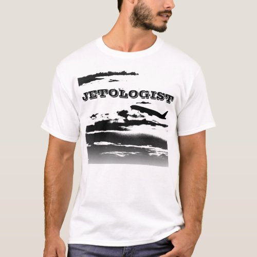 Above the CloudsJet Airplane Pilot Personalized T_Shirt