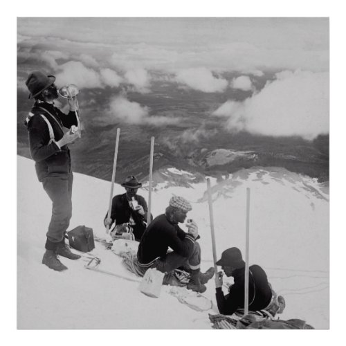 Above the Clouds on Mt Hood 1904 Photo Print