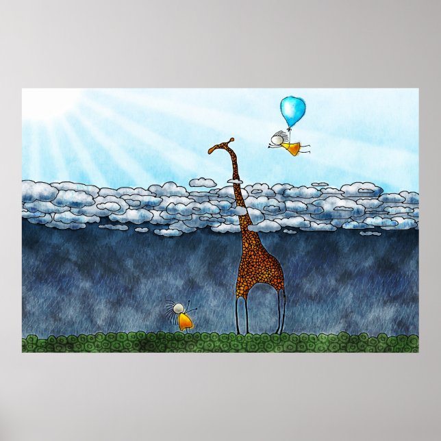 Above The Clouds Poster (Front)