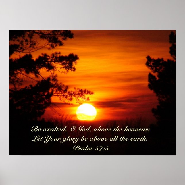 Above The Earth Sunset poster (Front)