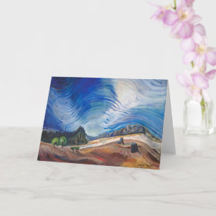 Above the Gravel Pit Emily Carr Card