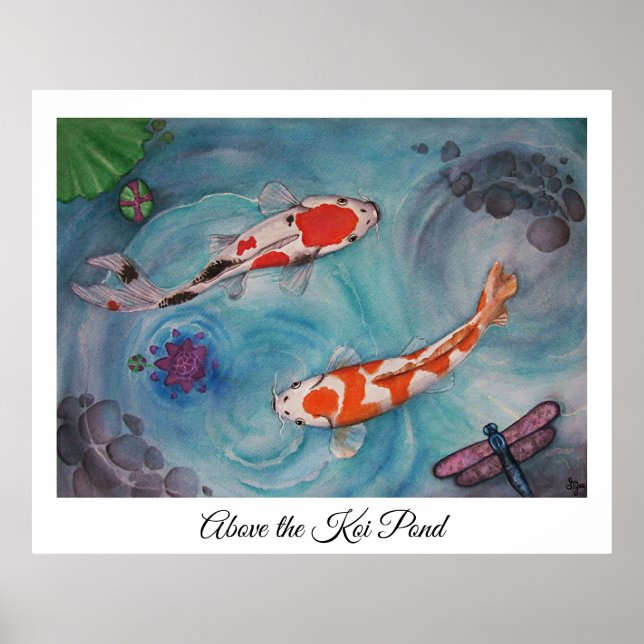 Above the Koi Pond Poster (Front)