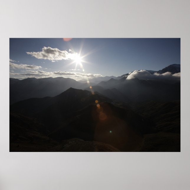 Above the Mountains Poster (Front)