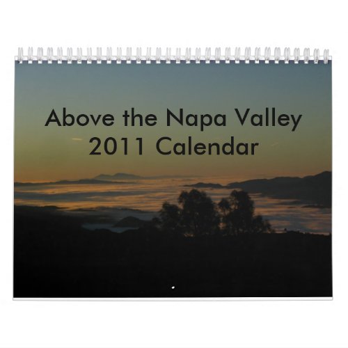 Above the Napa Valley Calendar