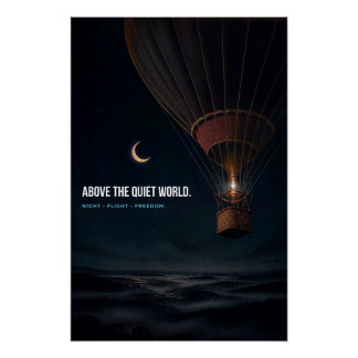Above the quiet world. poster