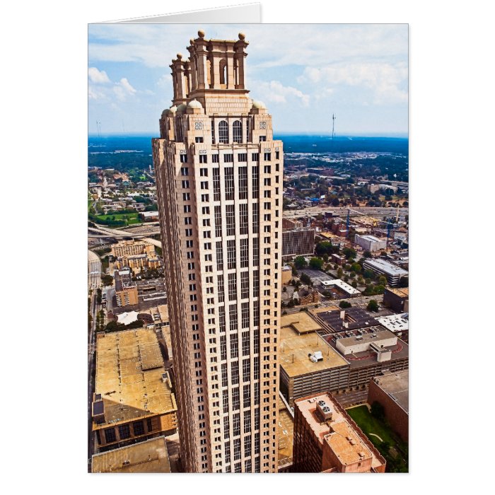 Above The Rest   Atlanta Skyline Greeting Card