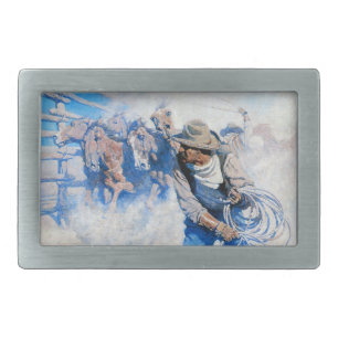 Above the Sea of Round Belt Buckle