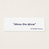 "Above the Storm" Abstract Art Bookmark (Back)