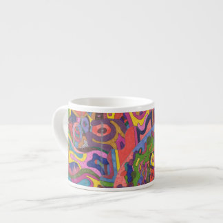 "Above the Storm" Abstract Art Espresso Cup